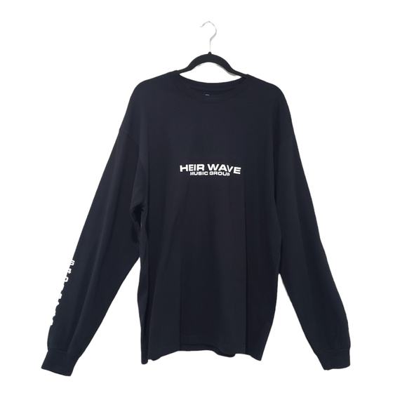 Heir Wave Music Group Black Long Sleeves Shirt XL - Picture 1 of 11